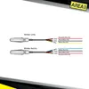 Diagrams showing wiring for motorcycle turn signals. Produktbild-Vorschau