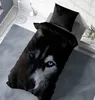 Wolf Bettwäsche 135x200 cm Wölfe schwarz dunkel Tiere Produktbild-Vorschau 4