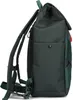 Side view of a dark green backpack. Produktbild-Vorschau