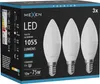 Mexen Nova 3x LED-Lampe E14, C37, 10W, Kalt - 6500K, 1055 Produktbild-Vorschau 1