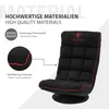 ML-Design Gaming Bodenstuhl Schwarz-Rot, verstellbare Produktbild-Vorschau 7