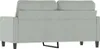vidaXL 2-osobowa sofa jasnoszara 140 cm aksamitna Podgląd zdjęcia produktu 5
