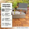 Mucola Sitzgruppe Polyrattan Lounge Gartengarnitur 2 Sessel Produktbild-Vorschau 2