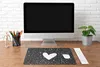 MuchoWow® Schreibtischunterlage Design - Liebe - Herz 60x40 Produktbild-Vorschau 4