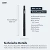 AARON Tube Sattelstange mit 27,2 mm Durchmesser, Aluminium Produktbild-Vorschau 5