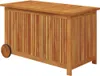 A wooden storage chest with wheels. Náhled obrázku produktu
