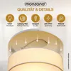 Monzana Lampadario da Soffitto 40W Rotondo 30cm Stoffa 1 Anteprima dell’immagine prodotto 6