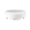 A white LED light bulb with a ribbed translucent top and a white base with two metal pins. Produktbild-Vorschau