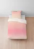 Biberna Seersucker Bettwäsche Farbverlauf koralle 135x200 Produktbild-Vorschau 7