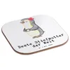 Mr. & Mrs. Panda Holzuntersetzer Pinguin Beste Stiefmutter Produktbild-Vorschau 3