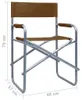vidaXL Regiestühle 2 Stk. Stahl Braun Produktbild-Vorschau 7