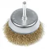 Szczotka czołowa z trzpieniem do wiertarki 1/4" 75mm (drut Podgląd zdjęcia produktu 1