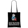 Mr. & Mrs. Panda Baumwolltasche Modeverkäuferin Herz - Produktbild-Vorschau 3