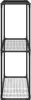 vidaXL Supporto per piante a 3 livelli nero 100 x 32 x 102 Anteprima dell’immagine prodotto 6