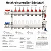 Heizkreisverteiler 11-fach Edelstahl Fußbodenheizung mit Produktbild-Vorschau 2