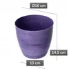 KADAX Doniczka Osłonka Donica 16cm Na Kwiaty fioletowa Podgląd zdjęcia produktu 11