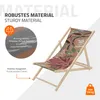 ECD Germany Set da 5 sedie a sdraio pieghevoli Floral Anteprima dell’immagine prodotto 7