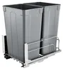 VEVOR ausziehbarer Abfallbehälter (50 Qt x2), doppelter Produktbild-Vorschau 1