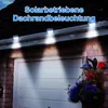 Solar LED Gartenlampen 6er Set – Wasserdicht, Pfosten, Produktbild-Vorschau 3