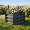 VCM Metall Hochbeet 50x40x30 cm, rechteckiger Pflanzkasten Produktbild-Vorschau 1
