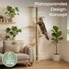 WOOWOOD Wandkratzbaum für Katzen, deckenhoch bis 206 cm, Produktbild-Vorschau 3