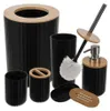 Ruhhy 24636 Bad-Set, 6-teilig, schwarz Produktbild-Vorschau 1