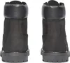 The back view of two black Timberland boots. Náhľad obrázku produktu