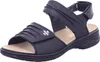 Rieker Damen Echtleder Sandale schwarz, Damen:39 EU Produktbild-Vorschau 35