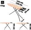 KADAX Bügelbrett 120x38 cm, klappbarer Bügeltisch mit Produktbild-Vorschau 4