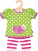 Puppen- Bluse+Legging bunt, 28-33cm Produktbild-Vorschau 1