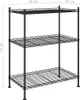 vidaXL Úložný regál se 3 policemi 60x35x76 cm černý 150 kg Náhled obrázku produktu 7