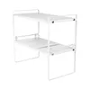 étagère extensible 2 niveaux Étagère de stockage Étagère de Voir les images du produit 6