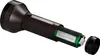 A flashlight with its battery pack partially removed, shown against a white background. Produktbild-Vorschau