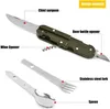 2 Stück Outdoor Besteck Edelstahl Campingbesteck Essbesteck Produktbild-Vorschau 12