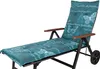 Auflage Rollliege Bali 2388 blau/petrol Schmetterlinge Produktbild-Vorschau 1