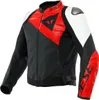 Dainese Sportiva Motorrad Lederjacke, schwarz/rot/weiß, 50 Produktbild-Vorschau 1