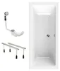 Calmwaters® Rechteck Badewannen-Set 170x75 cm mit Produktbild-Vorschau 2