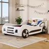 Autobett Kinderbett Flachbett mit Lattenrost Produktbild-Vorschau 3