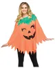 Kürbis Poncho One Size als Kostümüberwurf für Halloween Produktbild-Vorschau 1