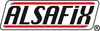 The logo of Alsafix is displayed prominently on a white background, framed by red lines. Produktbild-Vorschau