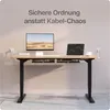 Desktronic kanał kablowy na biurko, 2x43cm, wysokiej Podgląd zdjęcia produktu 5