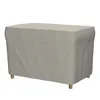 Dekoria Bezug für Fußhocker Strandmon, beige, Produktbild-Vorschau 1