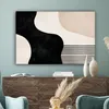 Plátno 120x80 cm - Japandi - Moderné - Čierna - Béžová, Náhľad obrázku produktu 4