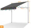Jayseuw tenda a morsetto con LED 400x120cm Tenda da sole Anteprima dell’immagine prodotto 2