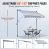 VEVOR tenda da sole per balcone 2x1,2m tenda a bracci Anteprima dell’immagine prodotto 4
