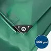 Multifunkční plachta 500 g/m² zelená 3 x 3 m Náhled obrázku produktu 5