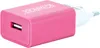 Schwaiger 230V Ladeadapter USB Weiß/Pink Produktbild-Vorschau 5
