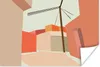 MuchoWow® Poster Stromkabel - Haus - Sommer - Pastell 30x20 Produktbild-Vorschau 1