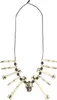 A Halloween necklace with bone and skull elements. Produktbild-Vorschau