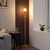Retro Stehleuchte SenfGelb mit Mattiertem Glas Fedde Produktbild-Vorschau 9